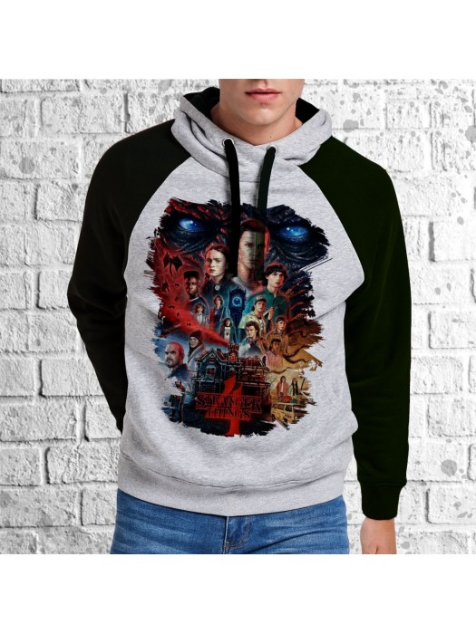 Суитчър двуцветен STRANGER THINGS S4